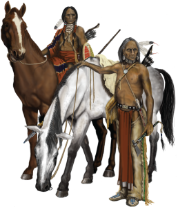 Horses with Comanche and Southern Plains Indians