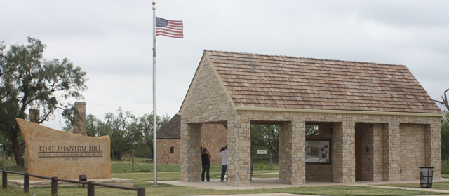 Kiosk at Fort Phantom