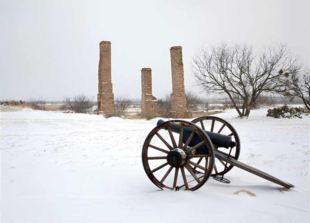 Fort Phantom Hill - Snow Cannon