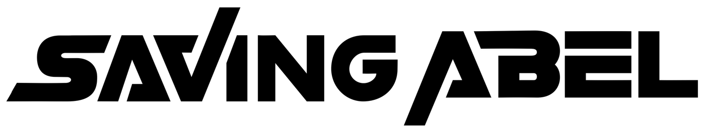 Saving Abel Logo Dark